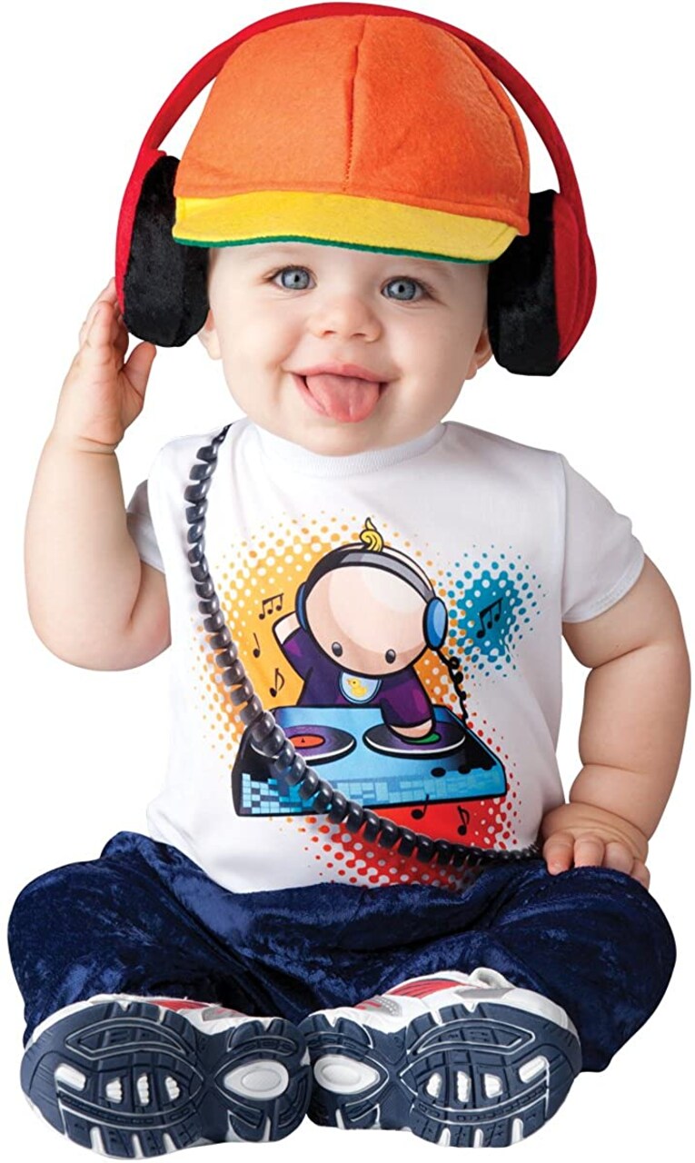 2bincharacter Baby Beats DJ Infant Halloween Costume - 0 - 6 Months